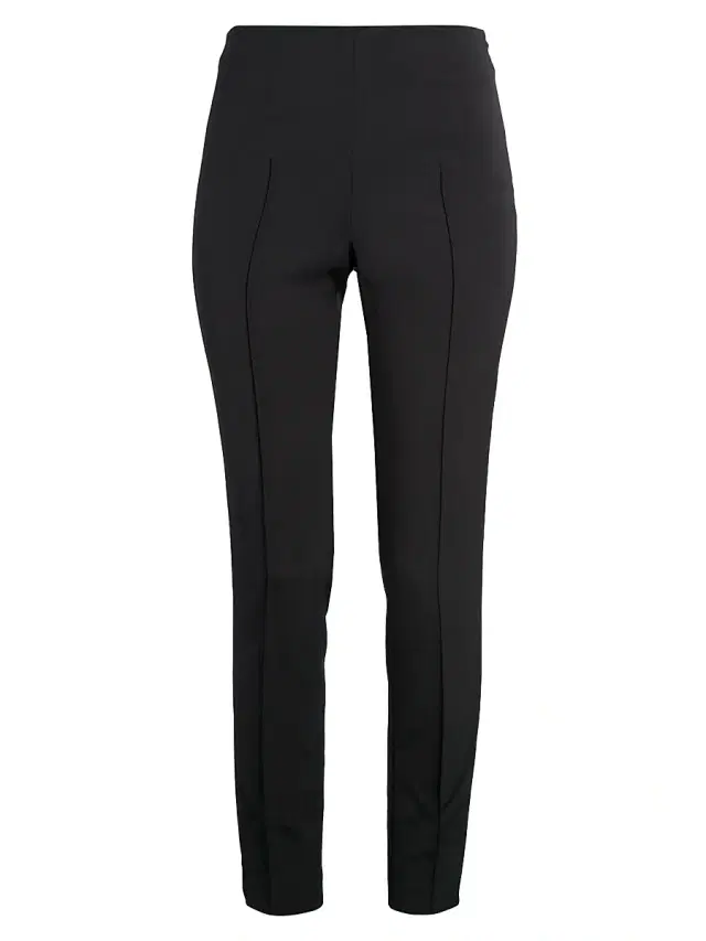 Women's Melissa Stretch-Silk Pants - Black