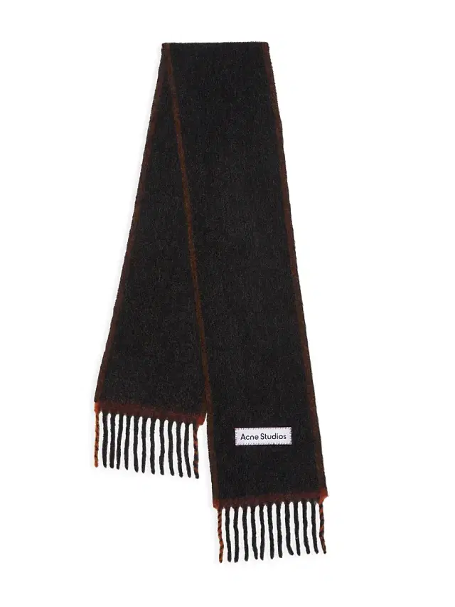 Acne Studios Men's Vally Solid Scarf - Black