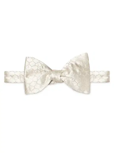 Eton Men's Geometric Silk Bow Tie | Thumbnail 1