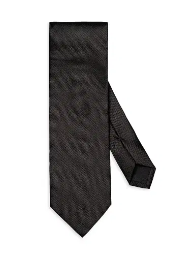 Eton Men's Textured Solid Silk Tie | Thumbnail 1