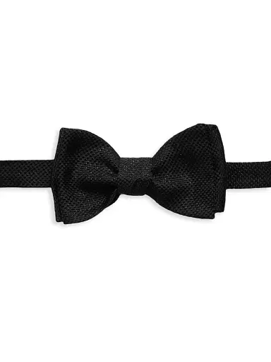 Eton Men's Weave Silk Ready-Tied Bow Tie | Thumbnail 1