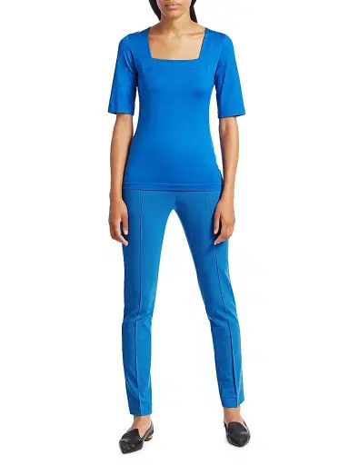 Akris punto Women's Mara Jersey Leggings - Coal - Size 18 | Thumbnail 2