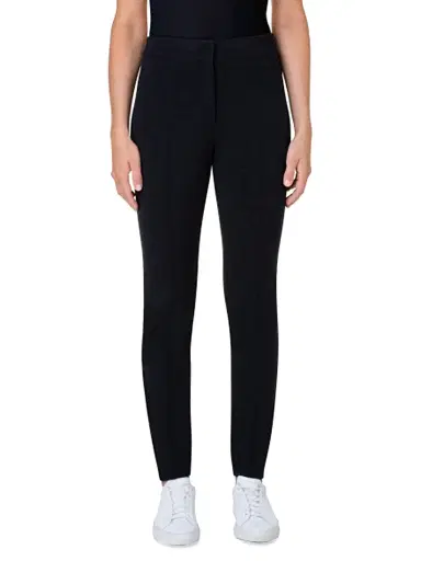 Akris punto Women's Mara Jersey Leggings - Coal - Size 18 | Thumbnail 3
