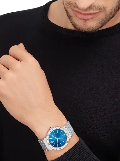 BVLGARI Men's Stainless Steel Bracelet Watch - Steel | Thumbnail 2 BVLGARI Men's Stainless Steel Bracelet Watch - Steel | Thumbnail 2