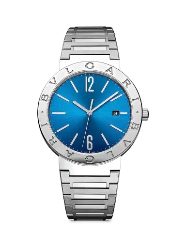 BVLGARI Men's Stainless Steel Bracelet Watch - Steel | Thumbnail 1 BVLGARI Men's Stainless Steel Bracelet Watch - Steel | Thumbnail 1