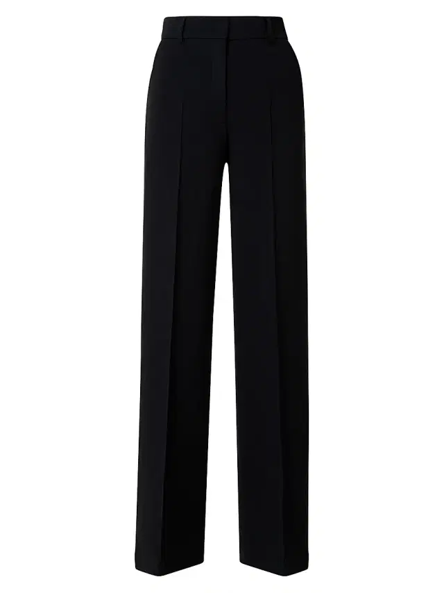 Women's Chiaro Wide-Leg Trousers - Black