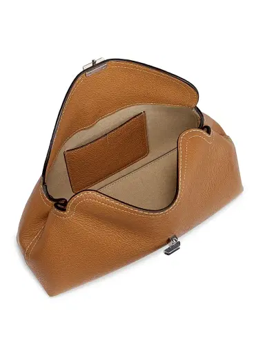 TOTEME Women's T-Lock Leather Clutch | Thumbnail 4