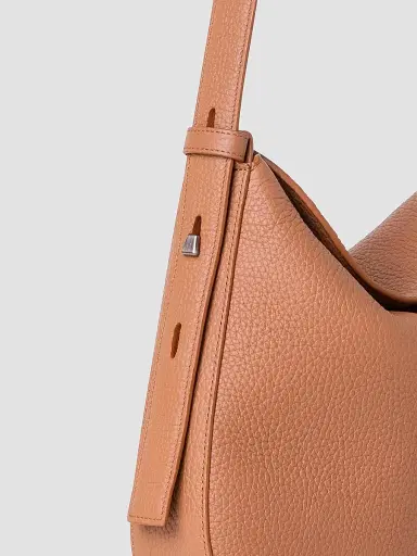 Akris Women's Little Anna Leather Hobo Bag - Cuoio | Thumbnail 5 Akris Women's Little Anna Leather Hobo Bag - Cuoio | Thumbnail 5