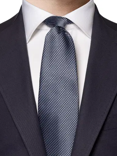 Eton Men's Geometric Silk Tie | Thumbnail 2