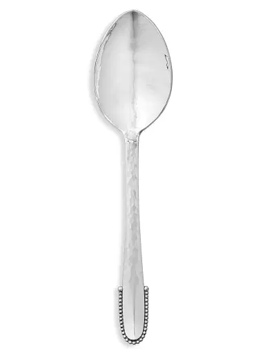 Georg Jensen Beaded Sterling Silver Dessert Spoon | Thumbnail 1 Georg Jensen Beaded Sterling Silver Dessert Spoon | Thumbnail 1