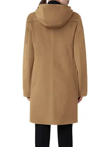 Akris punto Women's Duffel Reversible Coat - Malt Black - Size 16 | Thumbnail 13