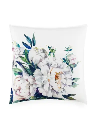 Togas Peonia Duvet Cover & Sham Collection - White Purple Blue Green King | Thumbnail 6
