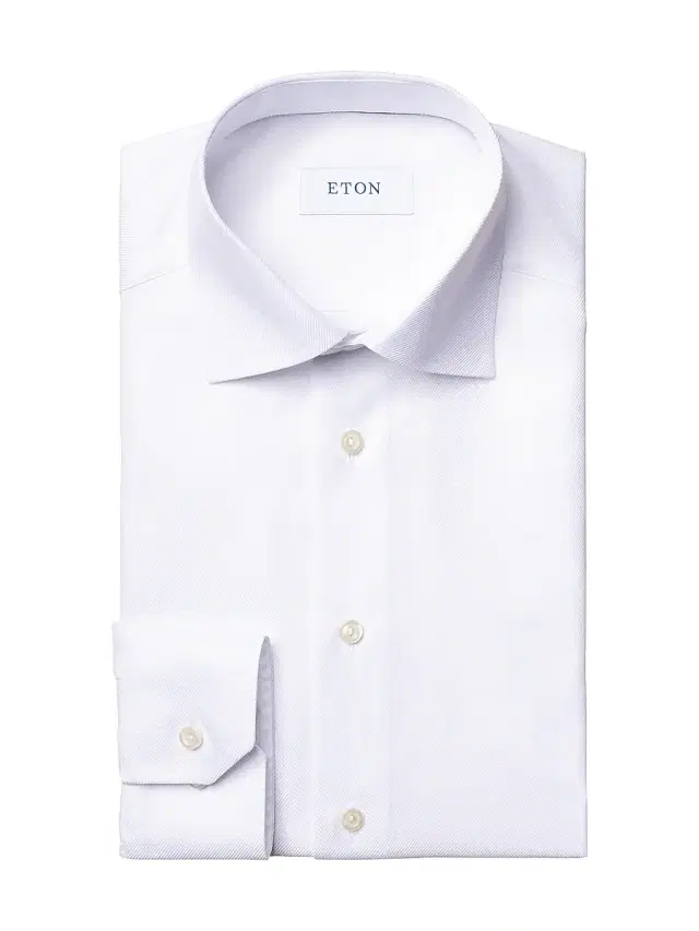 Eton Men's Contemporary-Fit Diagonal Stripe Dress Shirt - White