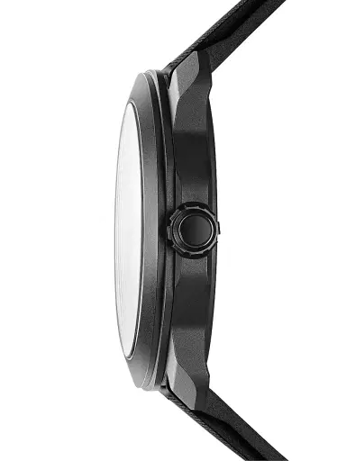 BVLGARI Men's Octo Roma Black Stainless Steel, Rubber & Alligator Leather Strap Watch/41MM - Black | Thumbnail 5