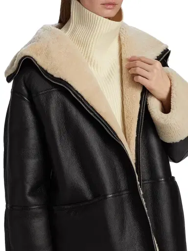 TOTEME Women's Signature Shearling Jacket | Thumbnail 5 TOTEME Women's Signature Shearling Jacket | Thumbnail 5