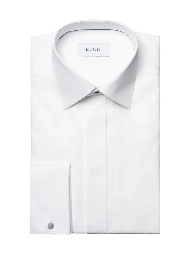 Men's Contemporary French Cuff Shirt - White Men's Contemporary French Cuff Shirt - White