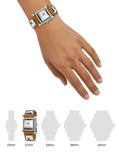 HERMÈS Women's Médor 27MM Stainless Steel & Leather Strap Watch - Natural | Thumbnail 2