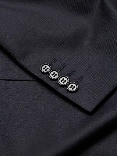 Canali Men's Wool Two-Button Suit - Navy - Size 44 | Thumbnail 6
