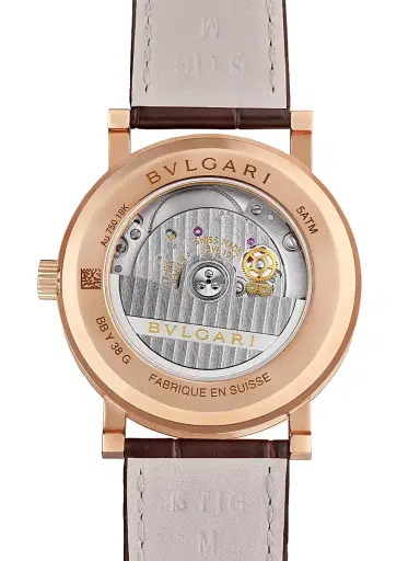 BVLGARI Men's 18K Rose Gold & Alligator Leather Strap Watch/38MM - Brown | Thumbnail 5 BVLGARI Men's 18K Rose Gold & Alligator Leather Strap Watch/38MM - Brown | Thumbnail 5