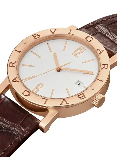 BVLGARI Men's 18K Rose Gold & Alligator Leather Strap Watch/38MM - Brown | Thumbnail 6 BVLGARI Men's 18K Rose Gold & Alligator Leather Strap Watch/38MM - Brown | Thumbnail 6