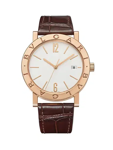 BVLGARI Men's 18K Rose Gold & Alligator Leather Strap Watch/38MM - Brown | Thumbnail 1 BVLGARI Men's 18K Rose Gold & Alligator Leather Strap Watch/38MM - Brown | Thumbnail 1
