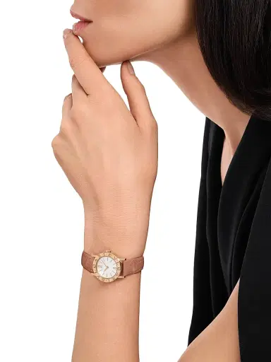 BVLGARI Women's 18K Rose Gold & Alligator Leather Strap Watch/26MM - Rose Gold | Thumbnail 2 BVLGARI Women's 18K Rose Gold & Alligator Leather Strap Watch/26MM - Rose Gold | Thumbnail 2
