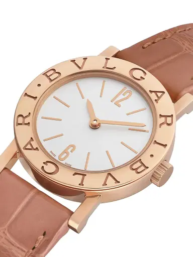 BVLGARI Women's 18K Rose Gold & Alligator Leather Strap Watch/26MM - Rose Gold | Thumbnail 5 BVLGARI Women's 18K Rose Gold & Alligator Leather Strap Watch/26MM - Rose Gold | Thumbnail 5