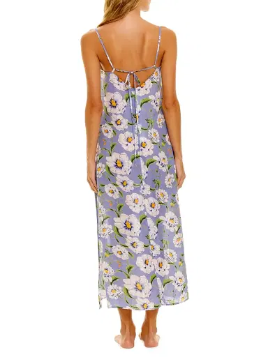 THE LAZY POET Women's Frida Linen Floral Maxi Dress | Thumbnail 5 THE LAZY POET Women's Frida Linen Floral Maxi Dress | Thumbnail 5