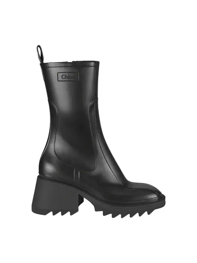 Chloé Women's Betty PVC Short Rain Boots - Black