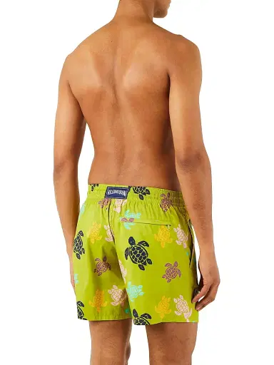Vilebrequin Men's Ronde Des Tortues Swim Shorts - Matcha | Thumbnail 2 Vilebrequin Men's Ronde Des Tortues Swim Shorts - Matcha | Thumbnail 2