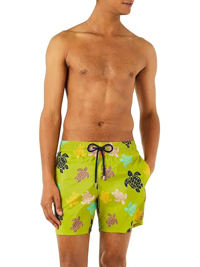 Men's Ronde Des Tortues Swim Shorts - Matcha Men's Ronde Des Tortues Swim Shorts - Matcha