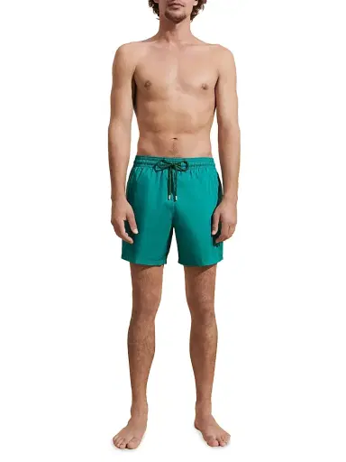 Vilebrequin Men's Mahina Swim Shorts - Emeraude - Size Medium | Thumbnail 2 Vilebrequin Men's Mahina Swim Shorts - Emeraude - Size Medium | Thumbnail 2