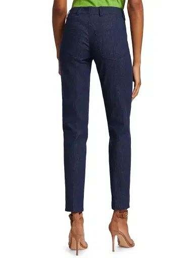 Akris Women's Magda Elasticized Cuffed Trousers | Thumbnail 5 Akris Women's Magda Elasticized Cuffed Trousers | Thumbnail 5