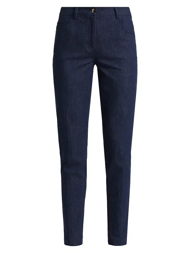 Women's Magda Elasticized Cuffed Trousers - Denim