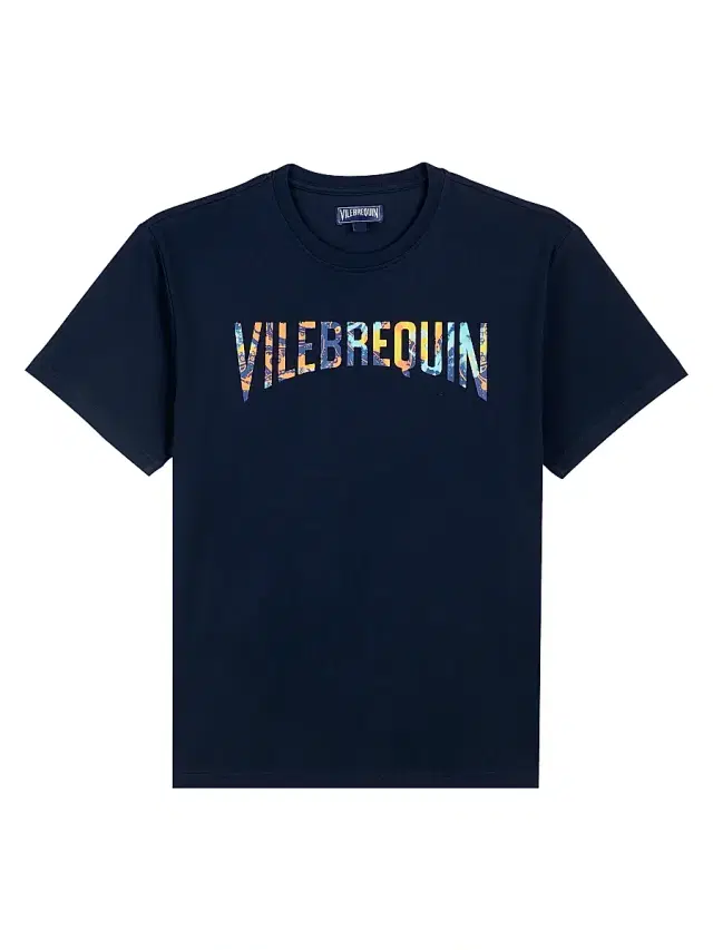 Men's Tareck Logo Cotton Short-Sleeve T-Shirt - Navy