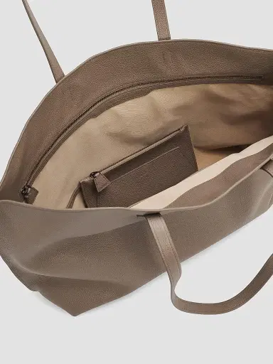 Akris Women's Medium Ai Leather Tote Bag - Taupe | Thumbnail 5 Akris Women's Medium Ai Leather Tote Bag - Taupe | Thumbnail 5