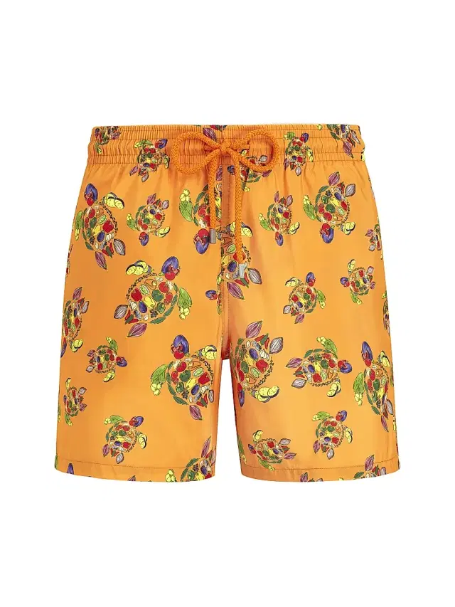 Men's Mahina Turtle Swim Shorts - Carrot Men's Mahina Turtle Swim Shorts - Carrot
