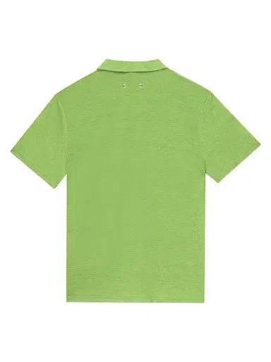 Vilebrequin Men's Pyramid Linen Polo Shirt - Camoplage - Size XL | Thumbnail 3