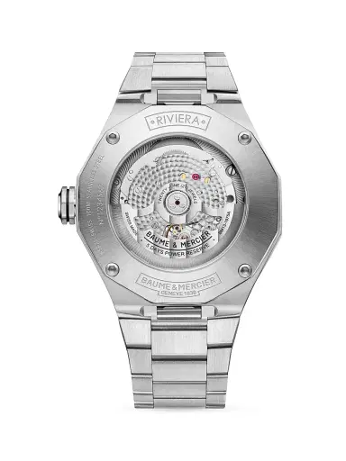 Baume & Mercier Men's Riviera Stainless Steel Bracelet Watch - Steel | Thumbnail 5 Baume & Mercier Men's Riviera Stainless Steel Bracelet Watch - Steel | Thumbnail 5