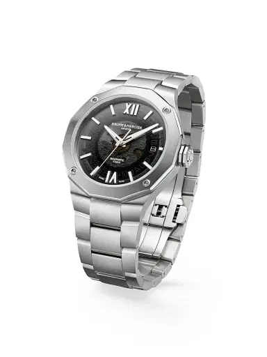 Baume & Mercier Men's Riviera Stainless Steel Bracelet Watch - Steel | Thumbnail 7 Baume & Mercier Men's Riviera Stainless Steel Bracelet Watch - Steel | Thumbnail 7