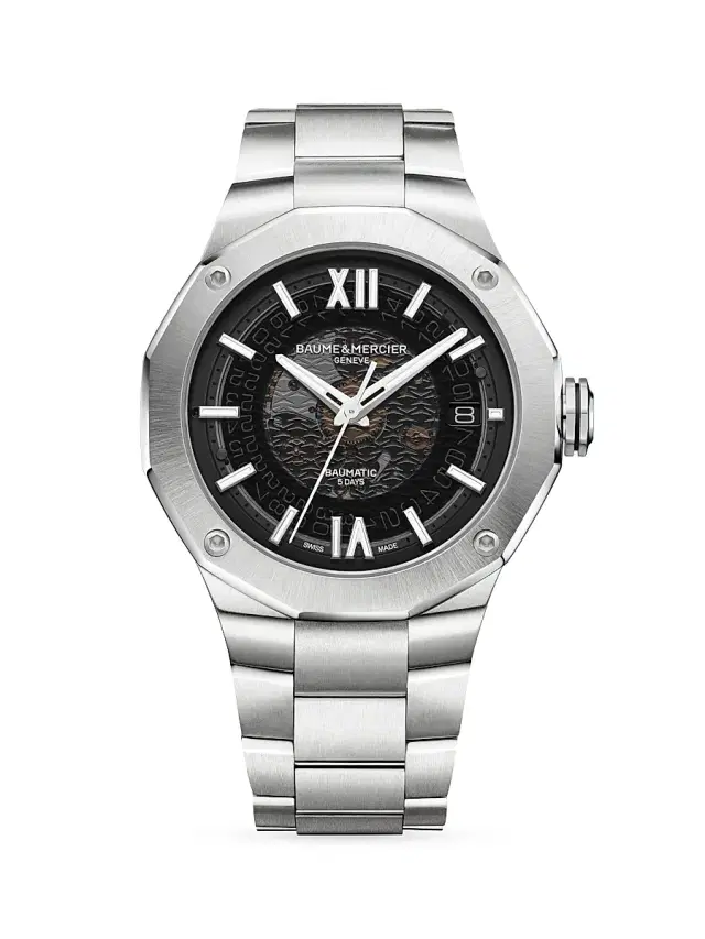 Men's Riviera Stainless Steel Bracelet Watch - Steel