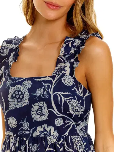 THE LAZY POET Women's Summer Soirée Mika Claire Cotton Maxi Dress | Thumbnail 4 THE LAZY POET Women's Summer Soirée Mika Claire Cotton Maxi Dress | Thumbnail 4