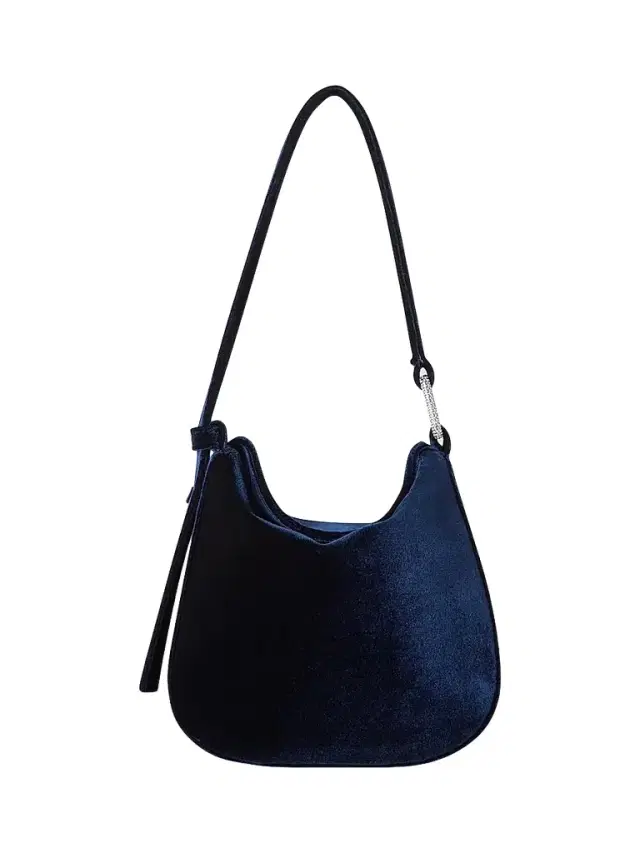 Akris Women's Anna Mini Velvet Hobo Bag - Denim
