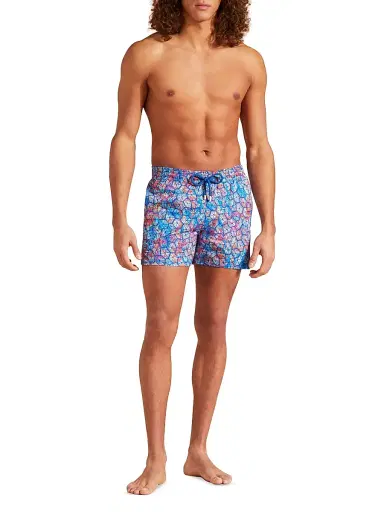Vilebrequin Men's Carapa Abstract Swim Trunks - Blue - Size XXXL | Thumbnail 2 Vilebrequin Men's Carapa Abstract Swim Trunks - Blue - Size XXXL | Thumbnail 2