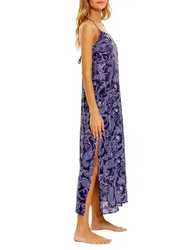 THE LAZY POET Women's Summer Soirée Frida Printed Linen Maxi Dress | Thumbnail 2 THE LAZY POET Women's Summer Soirée Frida Printed Linen Maxi Dress | Thumbnail 2