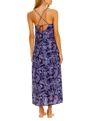 THE LAZY POET Women's Summer Soirée Frida Printed Linen Maxi Dress | Thumbnail 3 THE LAZY POET Women's Summer Soirée Frida Printed Linen Maxi Dress | Thumbnail 3