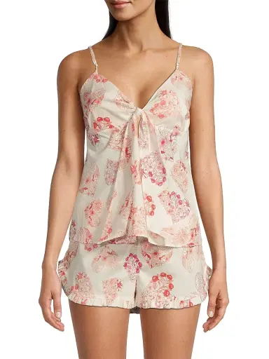 THE LAZY POET Women's Rosie Heart To Heart 2-Piece Pajama Set | Thumbnail 3 THE LAZY POET Women's Rosie Heart To Heart 2-Piece Pajama Set | Thumbnail 3
