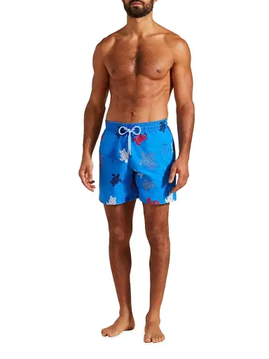 Vilebrequin Men's Turtle Rounds Swim Trunks - Marrakech | Thumbnail 2