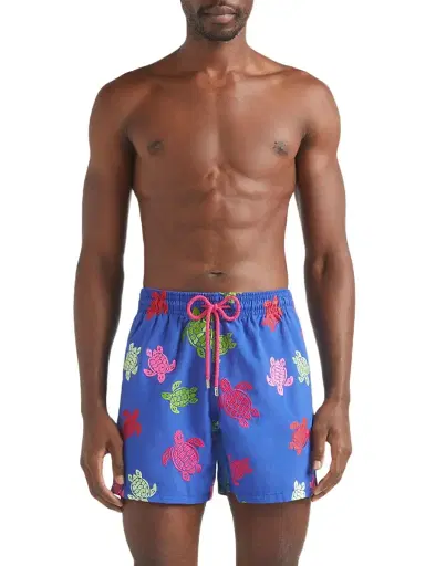 Vilebrequin Men's Turtle Rounds Swim Trunks - Marrakech | Thumbnail 4