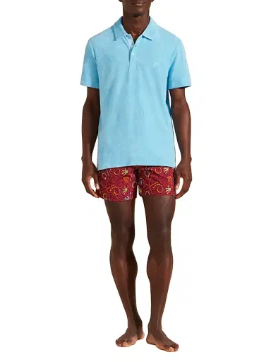 Vilebrequin Men's Cotton Terry Polo Shirt - Santorin - Size XXL | Thumbnail 2